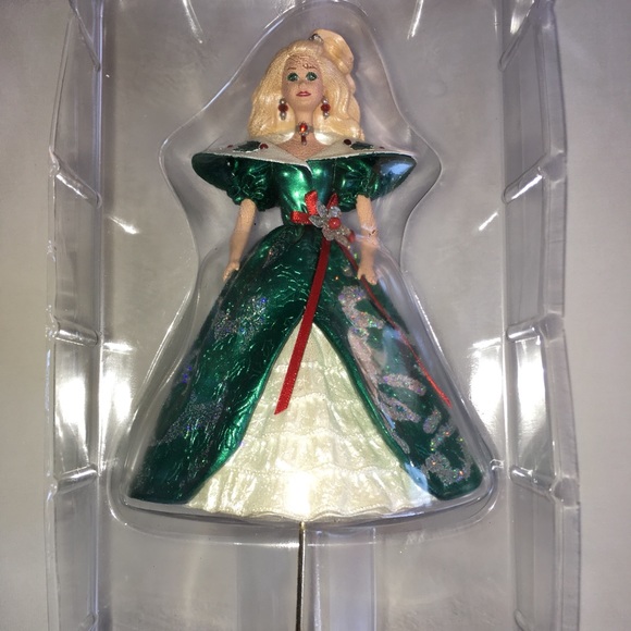 Vintage Hallmark Barbie Holiday Stocking Hanger - Picture 3 of 7